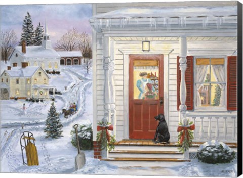 Framed Patiently Waiting Print