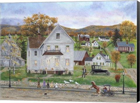 Framed Ghostly Arrival Print