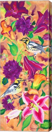 Framed Blackburnian Warblers Print