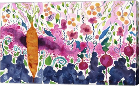 Framed Ode to a Carrot Print