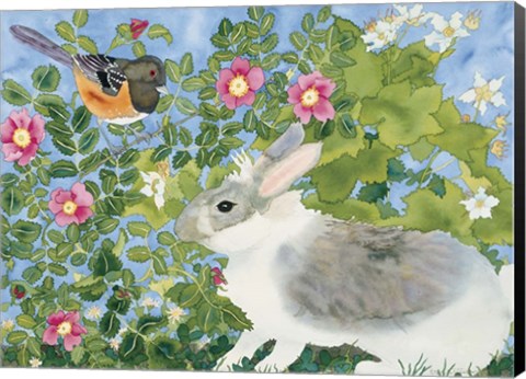 Framed Bunny with Towee Print