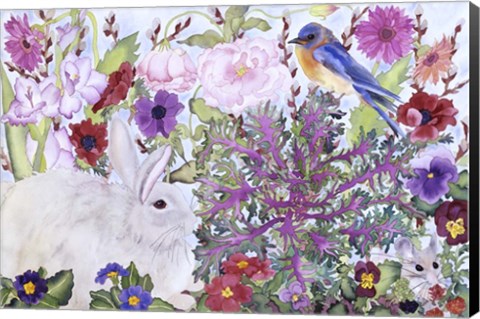 Framed Peaceable Garden Print