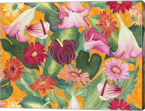 Framed Heavenly Divine- Floral Print