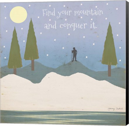 Framed Find Your Mountain Print