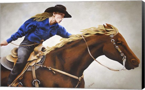 Framed Cowgirl Print