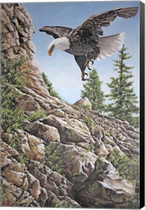 Framed Heading Home Print