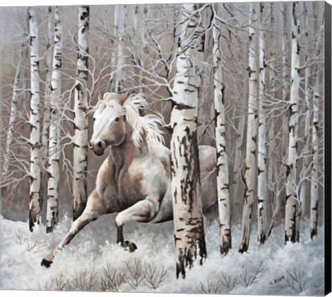 Framed Subtle Tones of Nature Print