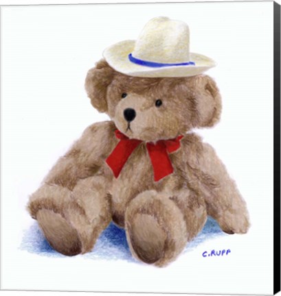 Framed Teddy Bear I Print