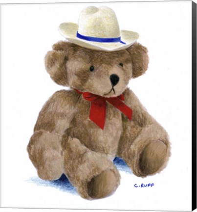 Framed Teddy Bear IV Print