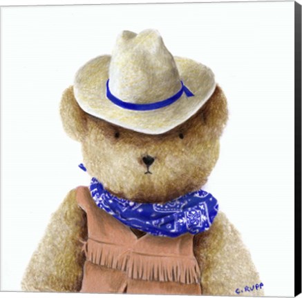 Framed Teddy Bear V Print