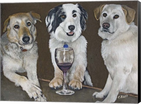 Framed Bar Girls Print