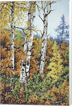 Framed Autumn Ends Print