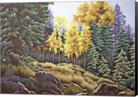 Framed Bursting with Color Print