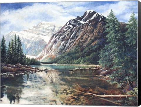 Framed Canadian Rockies Print