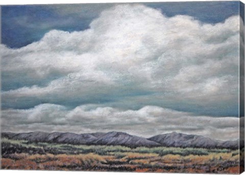 Framed Cloudy Afternoon Print