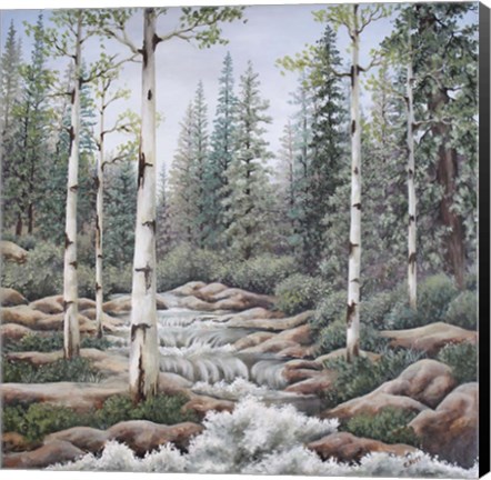 Framed Summer Stream Print