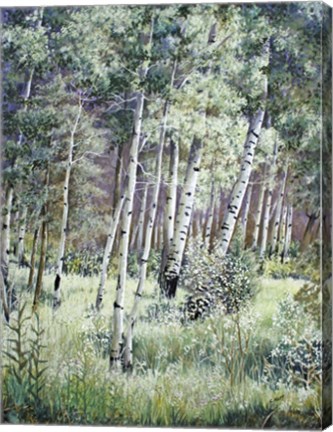 Framed Sunlit Meadow Print