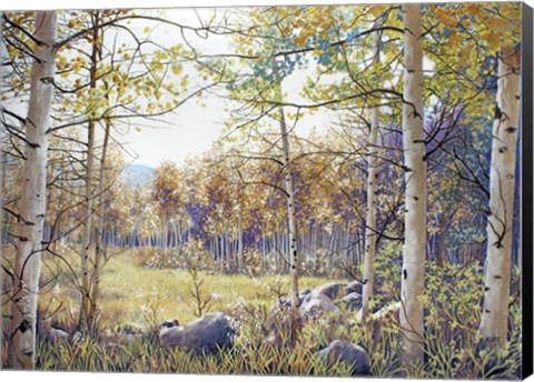 Framed Valley of the Utes Autumn Print