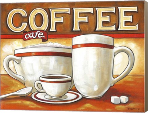 Framed Coffee Cafe Print