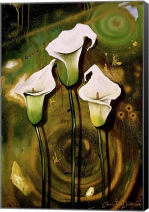 Framed Arum Lilies Print