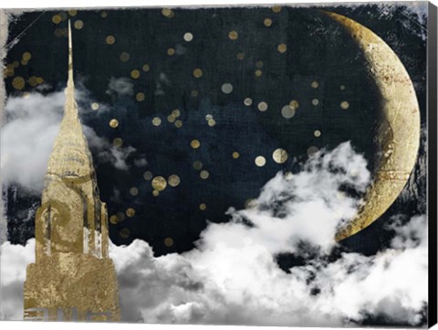 Framed Cloud Cities New York Print