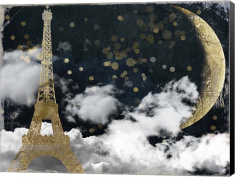 Framed Cloud Cities Paris Print