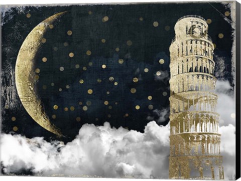 Framed Cloud Cities Pisa Print