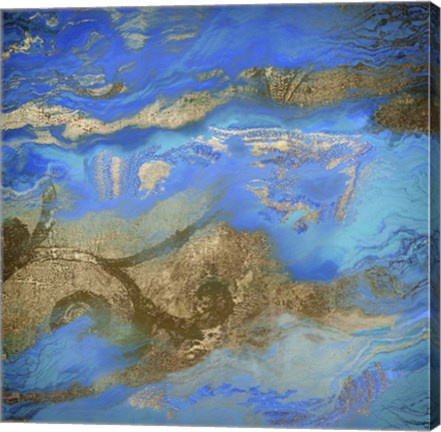 Framed Cobalt Sea Print