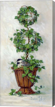 Framed Ivy Topiary II Print