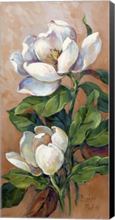 Framed Magnolia Accents I Print