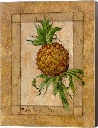 Framed Pineapple Pizzazz II Print