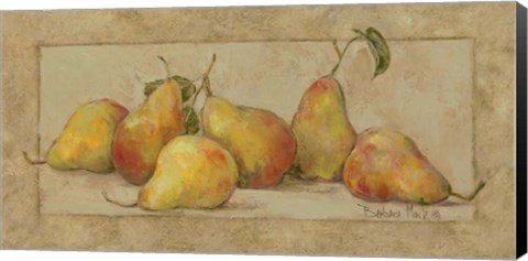 Framed Pear Fresco Print