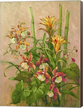 Framed Exotics Collection I Print