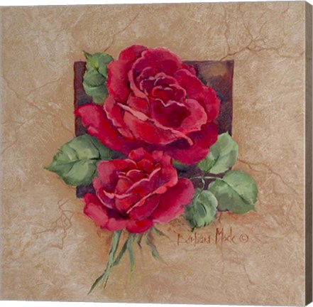 Framed Rose Square Print