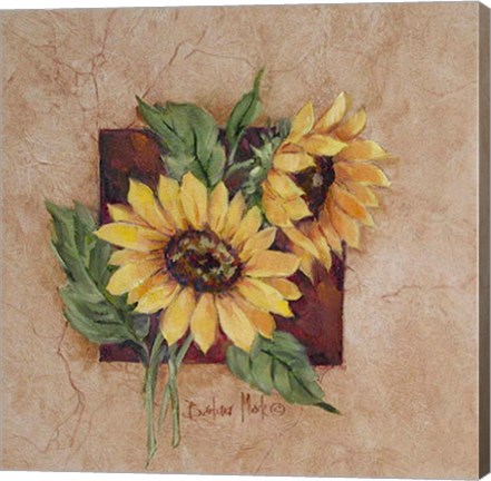 Framed Sunflower Square Print