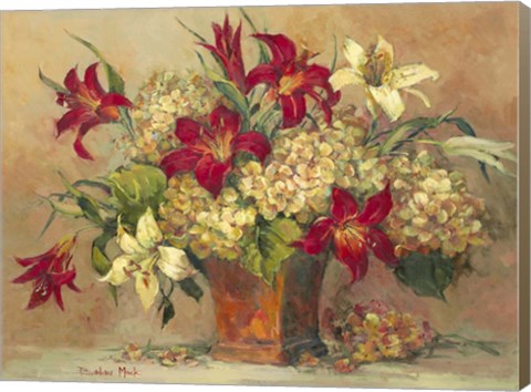 Framed Autumn Lilies Print