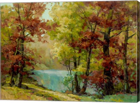 Framed Serene Retreat Print