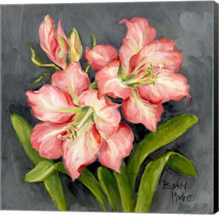 Framed Starburst Lily Pair Print