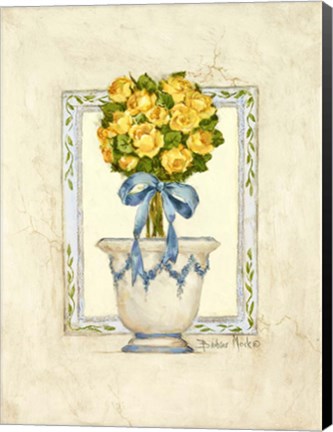 Framed Yellow Rose I Print