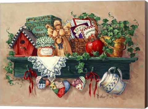 Framed Country Shelf Print