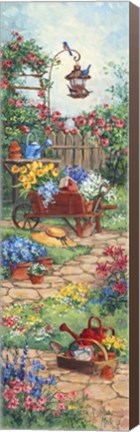 Framed Spring Garden Panel II Print