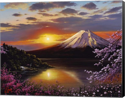 Framed Snow Capped Print