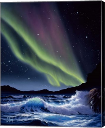 Framed Northern Lights Print