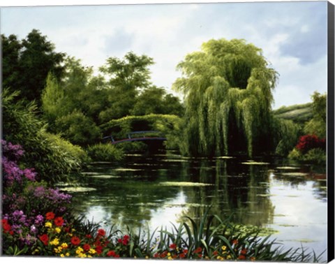 Framed By the Lake Print