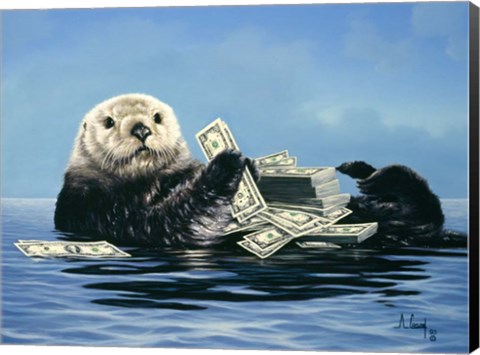Framed Loads of Money Print