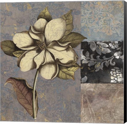 Framed Cocoa &amp; Blue I Print