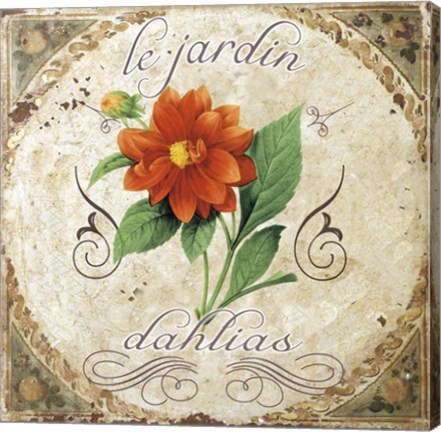 Framed Le Jardin II Print