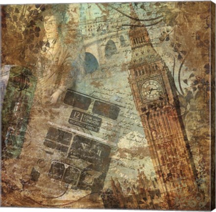 Framed Destination London Print