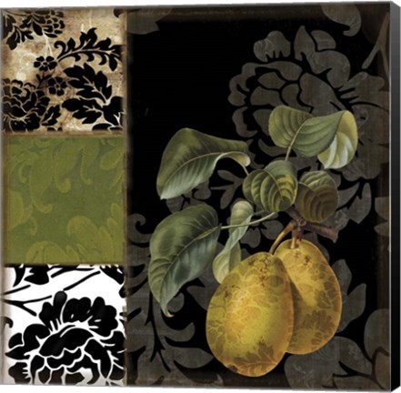 Framed Damask Lerain I Print