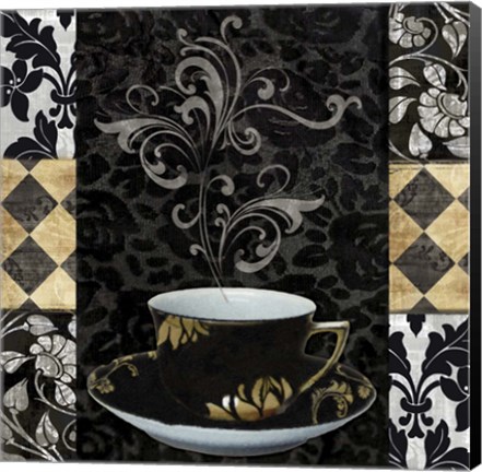 Framed Cafe Noir III Print